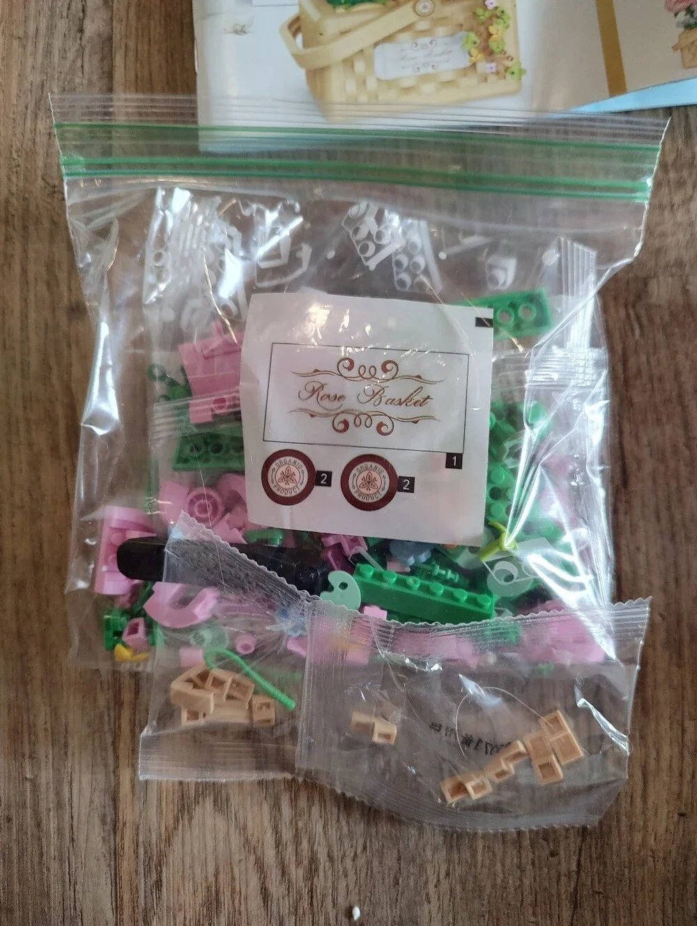 Scented Lego Like Flower Basket